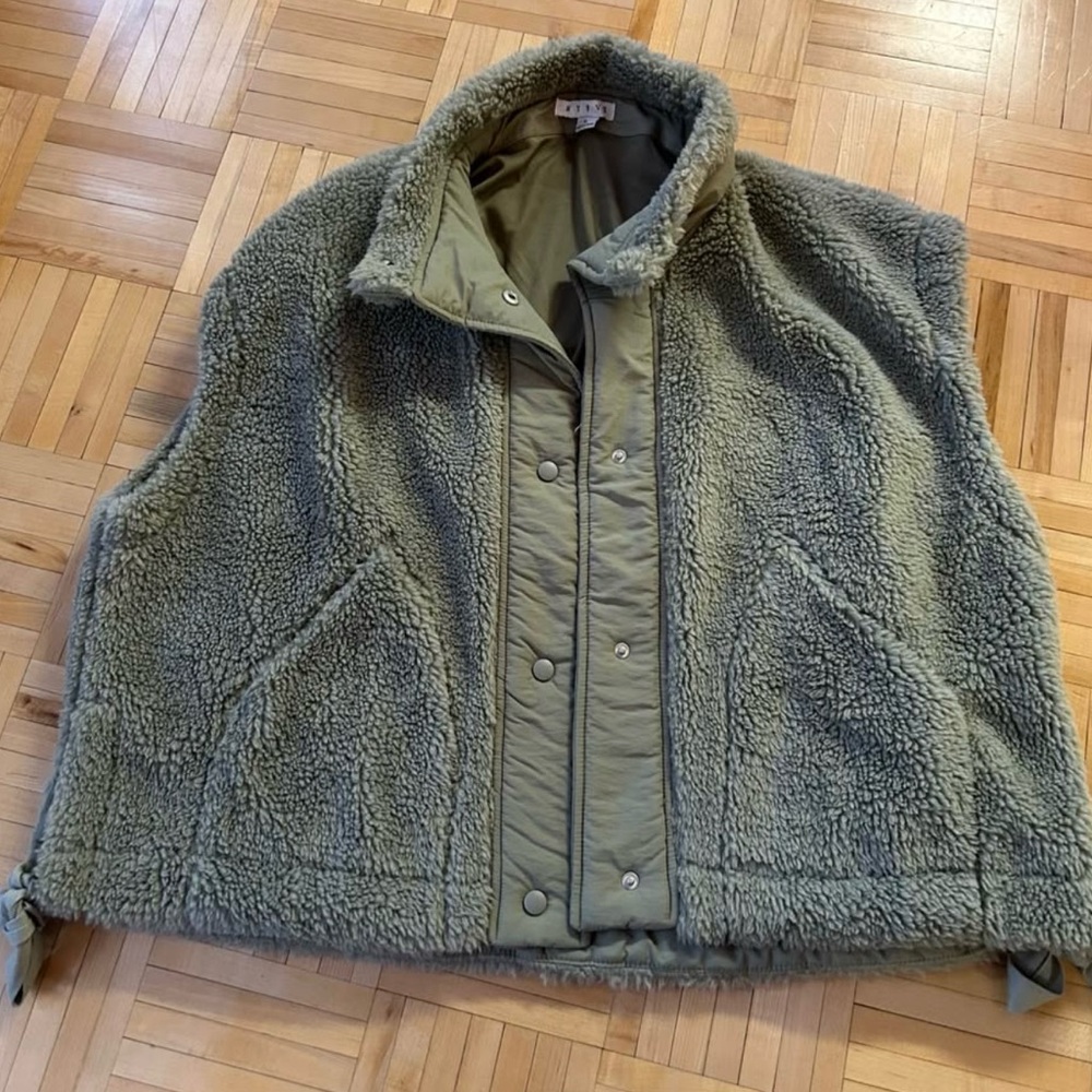 HYFVE Olive Teddy Jacket